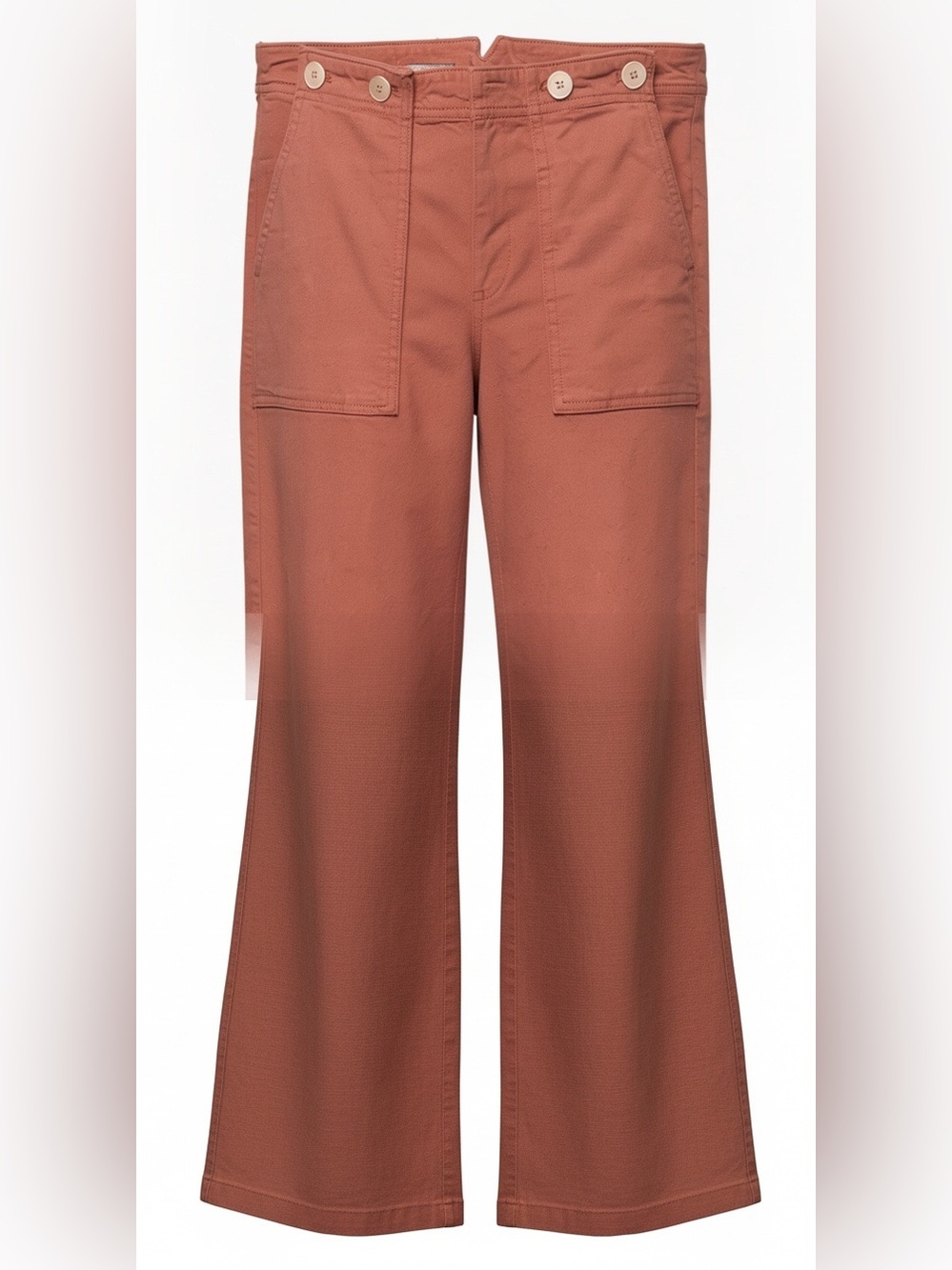 Anthropologie Pilcro wide leg Painter Puddle Pants 29 rust